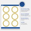 Avery Printable Round Labels, Gold Edge Dots, 3" Diameter, Matte White Round Labels, Permanent, Laser/Inkjet, 60ct, Great for Product Labels - 3 of 4
