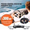 VEVOR Hydraulic Outboard Steering Kit, 300HP, Marine Boat Hydraulic Steering System, with Helm Pump Two-Way Lock Cylinder, Silver - 3 of 4