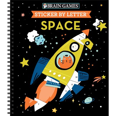 Brain Games - Sticker By Letter: Super Cute!- By Publications International  Ltd & Brain Games & New Seasons (spiral Bound) : Target