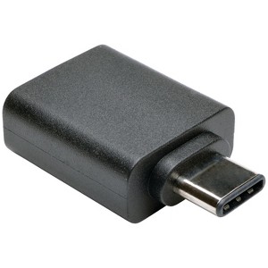 Tripp Lite USB-C® Male to USB-A Female USB 3.1 Gen 1 Adapter, U428-000-F in Black - 1 of 2