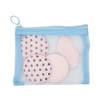 Glamlily 8-Piece Light Blue Mesh Makeup Bag Sets for Traveling, Overnight Trips, Weekender, Cosmetic Storage Holder and Pencil Organizer, 3 Sizes - 4 of 4