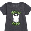 Girls' - Instant Message - Fall Graphic Short Sleeve Fleece Dress - 2 of 4