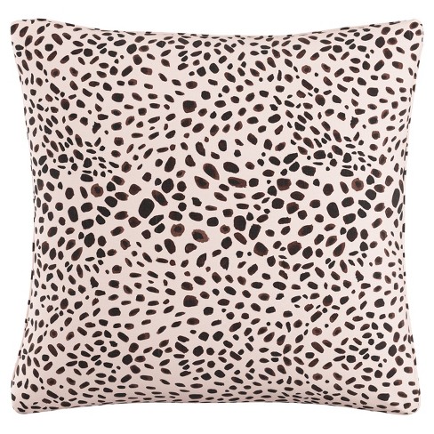 Pink Black Cheetah Throw Pillow 20 X20 Target