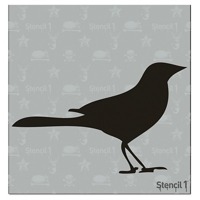 Stencil1 Bird Silhouette - Stencil 5.75" x 6"