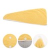 Unique Bargains Water-absorbent Two Colors Hair Towel 1 Pc - 3 of 4