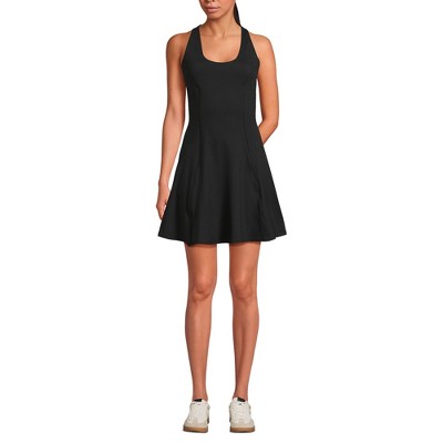 Lands' End Women's Active High Impact Skater Skirt Dress