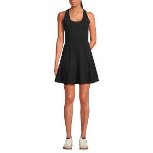 Lands' End Women's Active High Impact Skater Skirt Dress - 1 of 4