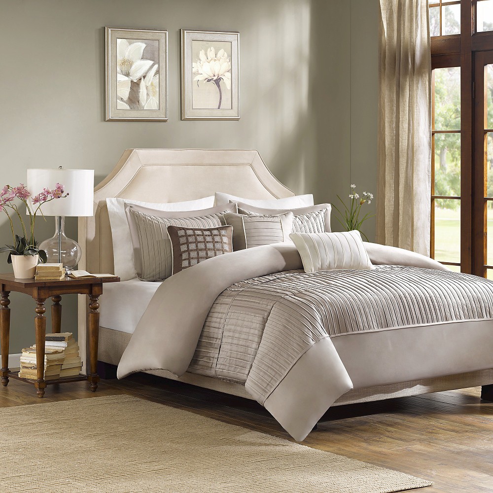 UPC 675716535025 product image for Vargas 6 Piece Duvet Cover Set - Taupe (King/California King) | upcitemdb.com