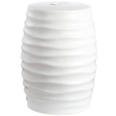 Kita Garden Stool - Indoor/Outdoor - ACS4575 - White - Safavieh