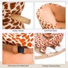 Ruvalino Baby Bouncers and Rockers Toddler Kid Chair Plush Giraffe Rocking Toy for Playroom Living Room, Brown, 23.5"*12.5"*19.8" - 4 of 4