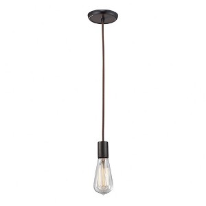 Elk Home Menlow Park 1 - Light Pendant in  Oiled Bronze - 1 of 4