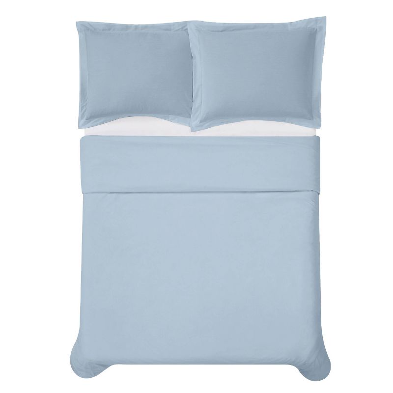 Solid Percale Duvet Cover Set - Cannon, 6 of 9