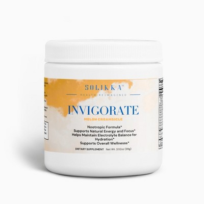 Solikka Invigorate Nootropic Hydr-8 (Melon Creamsicle)