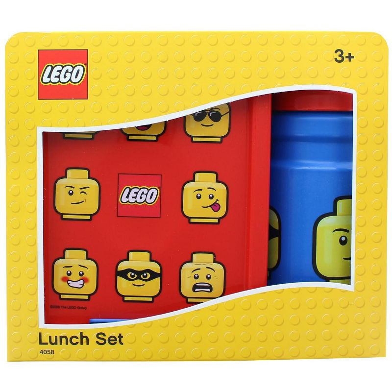 Room Copenhagen LEGO Minifigure Lunch Box Set | Classic Blue/ Red, 4 of 5