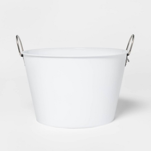 22 8l Metal Beverage Tub White Sun Squad