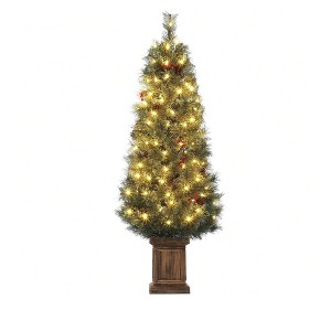 Green 629830091233 Box Christmas Light Tree Decoration Ornaments Boxes for Holiday Decor - 1 of 4