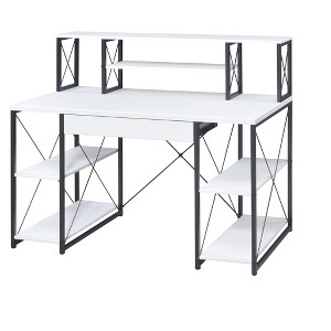 NicBex 47 Inch Computer Home Office Desk with 1 Drawer,2 Top Shelves and 4 Bottom Shelves - 1 of 4