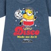 Girls' - Despicable Me Minions - Disco Made Me Do It Graphic Short Sleeve Fleece Dress - 2 of 4