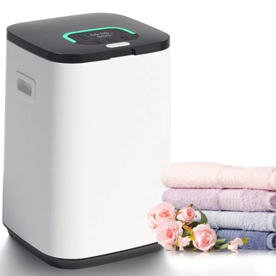 SKONYON Countertop Towel Warmer Bucket with Aromatherapy Holder Auto Shut Off & Timer