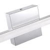 LamQee Bar Vanity Light Wall Sconce 1 -Light Integrated LED Stainless Steel Modern Vanity light - 4 of 4