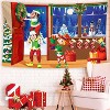 Aoibox Christmas Elves Photo Backdrop 70.8 x 43.3 Inch Polyester Banner with Hanging String for Winter Party Wall Decoration 1 Piece - 4 of 4