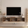 Bella Depot  68.8‘’W Modern Floating TV Stand for 55 60 65 Inch - 3 of 4