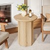 Tribesigns Round End Table, Wooden Side Table with Octagonal Base, Modern Nightstand for Living Room, Bedroom, Easy Assembly - 4 of 4