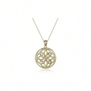 Sterling Silver Pendant Necklace for Women, 18 Rolo Chain, Hypoallergenic - 1 of 4
