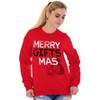Funny Merry Christmas Presents Pun Sweatshirt for Men or Women Brisco Brands - 4 of 4