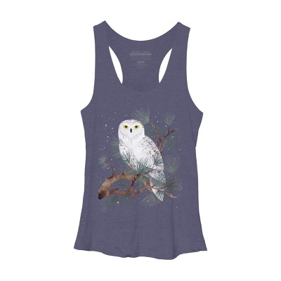 Women's Design By Humans Snowy By littleclyde Racerback Tank Top