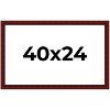 PosterPalooza | Weathered Red Picture Frame - UV Acrylic, Backing Board, Hanging Hardware Included - 2 of 4