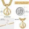 Initial Necklace, Dainty Letter Pendant with Cuban Chain for Women - 4 of 4