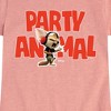 Girls' - Disney - Party Animal Fitted Short Sleeve Graphic T-Shirt - 2 of 4