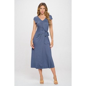 WEST K Women's Cameron Side Tie Midi Dress - 1 of 4