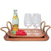 Livevie Twisted Rope Set Party Platter Tray Elevate Your Serving & Decor with Style and Durability - 2 of 4