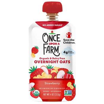 Once Upon a Farm Strawberry Overnight Oats - 4oz