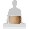 Colonial Mills Simply Home Solid - Cuban Sand 18"x18"x12"  100% Polypropylene Round - 3 of 4