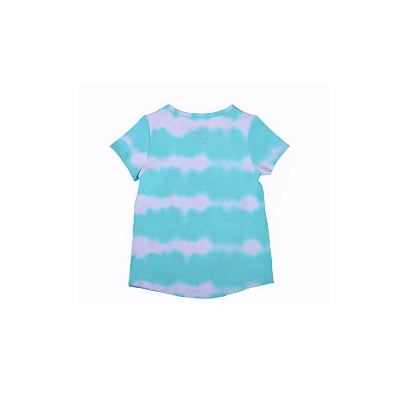 Girl's Disney Princess Ariel Tie Dye Bow Front Graphic Tee Shirt For Kids, 2 of 3