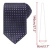 INSPIRE CHIC Men's Adjustable Regular Fit Satin Necktie - 2 of 4