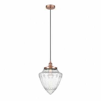 Bullet - 1 Light Cord Hung Mini Pendant In Modern Style-17 Inches Tall and 12 Inches Wide