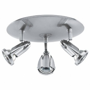 Access Lighting Cobra 3 - Light Flush Mount in  Brushed Steel - 1 of 1