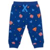 DC Comics Justice League The Flash Superman Batman Baby 3 Pack Jogger Pants Newborn to Infant - 3 of 4