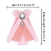 Elerevyo Women's Ribbon Rhinestone and Pearl Accessories Bow Tie - 2 of 4