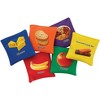 Sportime MyPlate Nutrition Bean Bags, 4 x 4 Inches, Assorted Colors, Set of 60 - 2 of 2