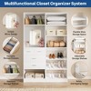 Aheaplus Closet System with Drawers and Hanging Rods - 4 of 4