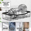 Hearth & Harbor Shower Caddy Adhesive Shower Organizer, Large Capacity Stainless Steel Shower Caddies - 4 of 4