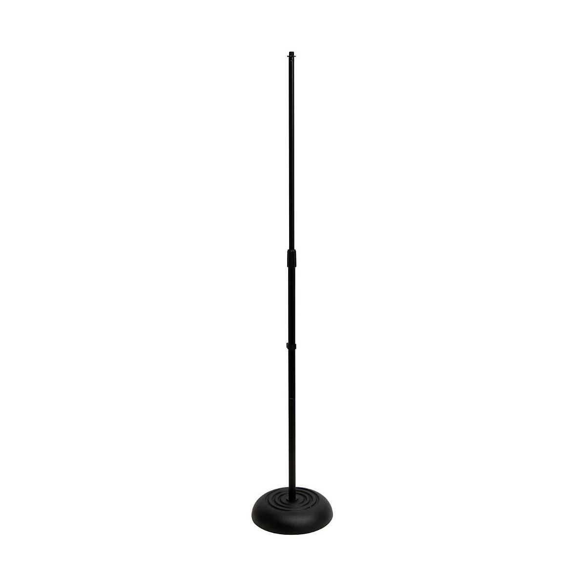 On-Stage Round Base Mic Stand, Black