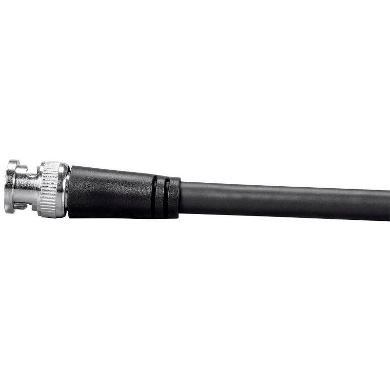 Monoprice SDI BNC Cable - 50 Feet - Black, 12Gbps, 16 AWG, Dual Copper, Aluminum Shielding, For Transmitting UHD-SDI Video Signals - Viper Series, 3 of 5
