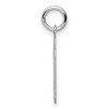 Black Bow Jewelry Sterling Silver, Athletic Collection, Small Polished Number 39 Pendant - 2 of 4