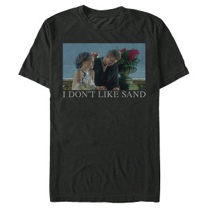 Men's Star Wars Padme and Anakin I Don’t Like Sand T-Shirt - 1 of 4